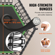 VEVOR 54,5&quot; Mini Fitness Trampoline Adults Indoor Exercise Rebounder with Handle