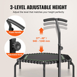 VEVOR 54,5&quot; Mini Fitness Trampoline Adults Indoor Exercise Rebounder with Handle