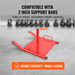 VEVOR Weight Training Pull Sled, Fitness Strength Speed ​​Training Sled, Steel Power Sled Εξοπλισμός προπόνησης για Αθλητική Άσκηση και Βελτίωση Ταχύτητας, Κατάλληλο για Πιάτο Βαρών 2&quot;, κόκκινο