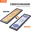 Φορητό επιτραπέζιο σετ VEVOR 45&quot; Shuffleboard and Curling 2 σε 1 επιτραπέζιο παιχνίδι