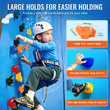 Υλικό VEVOR 25 Rock Climbing Hold Climbing Rocks with Knotted Rope Handles