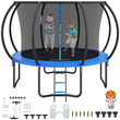 VEVOR 10FT Υπαίθριο Τραμπολίνο ψυχαγωγίας για παιδιά με δίχτυ ασφαλείας