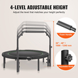 VEVOR 52&quot; Πτυσσόμενο Mini Fitness Trampoline Adults Exercise Rebounder with Handle
