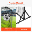 VEVOR 6x4FT Soccer Rebound Trainer Εξοπλισμός προπόνησης ποδοσφαίρου Διχτύ διπλής όψης