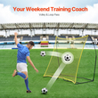VEVOR 7x7FT Soccer Rebounder φορητό δίχτυ προπόνησης ποδοσφαίρου με φορητή τσάντα
