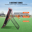 VEVOR Baseball And Softball Rebounder Net 3x4,5 ft 2-in-1 Switch Hitter Pitch