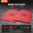 VEVOR Weight Vest Plates for Strength Trainning Running Workout 2x8,75 LB Plates