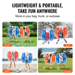 Φουσκωτές μπάλες προφυλακτήρα VEVOR 2-pack, 3FT/0,9M Body Sumo Zorb Balls για παιδιά και εφήβους, Ανθεκτικές μπάλες με φούσκα ανθρώπινου χάμστερ PVC για ομαδικό παιχνίδι σε εξωτερικούς χώρους, παιχνίδια προφυλακτήρα Bopper για παιδική χαρά, αυλή, πάρκο