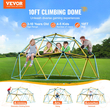 VEVOR Climbing Dome, 10FT Geometric Dome Climber με αιώρα και κούνια, για παιδιά 3 έως 10 ετών, Jungle Gym που υποστηρίζει 750LBS και εύκολη συναρμολόγηση, με λαβή αναρρίχησης, εξοπλισμό για παιχνίδι στην αυλή εξωτερικού χώρου