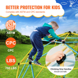 VEVOR Climbing Dome, 12FT Geometric Dome Climber Play Center για παιδιά 3 έως 10 ετών, Jungle Gym Supports 750LBS and Easy Assembly, with Climbing Grip, Outdoor Backyard Play Equipment for Children