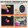 VEVOR 23&quot; Half Exercise Ball Trainer Yoga Balance Stability Band Resistance Ball