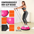 VEVOR 26&quot; Half Exercise Ball Trainer Yoga Balance Stability Band Resistance Ball