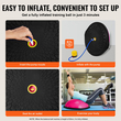 VEVOR 26&quot; Half Exercise Ball Trainer Yoga Balance Stability Band Resistance Ball