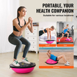 VEVOR 26&quot; Half Exercise Ball Trainer Yoga Balance Stability Band Resistance Ball