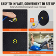 VEVOR 26&quot; Half Exercise Ball Trainer Yoga Balance Stability Band Resistance Ball