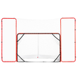 VEVOR γκολ χόκεϊ με Backstop και Targets Street Outdoor Steel Hockey Net 72