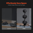 VEVOR Vertical Weight Plate Rack Home Gym Barbell Storage with Wheels 1000 lbs