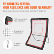VEVOR Lacrosse Rebounder για Backyard, 5x7 Ft Volleyball Bounce Back Net, Pitchback Throwback Baseball Softball Return Training Screen, Ρυθμιζόμενη γωνία σκοποβολής Πρακτική Τείχος προπόνησης με στόχο