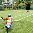 VEVOR Folding Lacrosse Rebounder for Backyard, 3x4 Ft Volleyball Bounce Back Net, Pitchback Throwback Baseball Softball Return Training Screen, Ρυθμιζόμενη γωνία σκοποβολής Practice Training Wall, Μαύρο