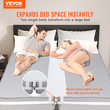 VEVOR Bed Bridge Κιτ σύνδεσης κρεβατιού king size Μεταλλική πόρπη &amp; τσάντα αποθήκευσης 75&quot; L x 12&quot; W