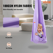 VEVOR Sensory Swing για Παιδιά, 3,1 Yards, Therapy Swing για παιδιά με Ειδικές Ανάγκες, Cuddle Swing Εσωτερική αιώρα εξωτερικού χώρου για Παιδί &amp; Ενήλικες με Αυτισμό, ΔΕΠΥ, Aspergers, Αισθητηριακή Ολοκλήρωση, Μωβ