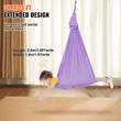 VEVOR Sensory Swing για Παιδιά, 3,1 Yards, Therapy Swing για παιδιά με Ειδικές Ανάγκες, Cuddle Swing Εσωτερική αιώρα εξωτερικού χώρου για Παιδί &amp; Ενήλικες με Αυτισμό, ΔΕΠΥ, Aspergers, Αισθητηριακή Ολοκλήρωση, Μωβ