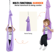 VEVOR Sensory Swing για Παιδιά, 3,1 Yards, Therapy Swing για παιδιά με Ειδικές Ανάγκες, Cuddle Swing Εσωτερική αιώρα εξωτερικού χώρου για Παιδί &amp; Ενήλικες με Αυτισμό, ΔΕΠΥ, Aspergers, Αισθητηριακή Ολοκλήρωση, Μωβ