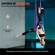 VEVOR Aerial Yoga Hammock &amp; Swing, 4,4 Yards, Yoga Starter Kit με 100gsm Nylon Fabric, Full Rigging Hardware και Easy Set-up Guide, Antigravity Flying for All Levels Fitness Bodybuilding, Purple