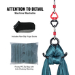 VEVOR Aerial Silk &amp; Yoga Swing, 8,7 Yards, Aerial Yoga Hammock Kit με 100gsm Nylon Fabric, Full Rigging Hardware &amp; Easy Set-up Guide, Antigravity Flying for All Levels Fitness Bodybuilding, Green