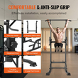 VEVOR Power Tower Dip Station, 10-επίπεδα ρυθμιζόμενο ύψος βάσης Pull Up Bar, Πολυλειτουργικό Γυμναστήριο Home Gym Strength Training Fitness Fitness εξοπλισμός με ρυθμιζόμενη πλάτη 7 επιπέδων, PU Ebow Pads, 440LBS