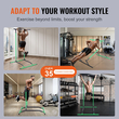 VEVOR Power Tower Dip Station, 2-επίπεδα ρυθμιζόμενο ύψος βάση Pull Up Bar, Πολυλειτουργικός εξοπλισμός προπόνησης δύναμης προπόνησης, Home Gym Fitness Dip Bar Station, χωρητικότητα 220 LBS, Μαύρο &amp; πράσινο