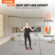Πλαίσιο VEVOR Aerial Yoga, 9,67 πόδια ύψους 9,67 ποδιών, Μέγιστο 551,15 λίβρες Φόρτωση επιχρωμιωμένου χαλύβδινου σωλήνα Inversion Yoga Swing Stand Yoga Rig Yoga Sling Inversion Εξοπλισμός για Aerial Yoga εσωτερικού χώρου
