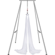 VEVOR Aerial Yoga Frame &amp; Yoga Hammock, 9,67 ft Professional Yoga Stand έρχεται με 6,6 Yards Aerial Hammock, Μέγιστη χωρητικότητα 551,15 lbs Εξέδρα γιόγκα για εσωτερικούς χώρους Aerial Yoga, λευκό