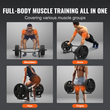 VEVOR Trap Bar, 500 LBS Hex Barbell Trap Bar, 55,7&quot; Squat Deadlift Barbell, 50mm Diameter Weight Lifting Strength Training Bar with Handle, Home Gym for Squats, Deadlifts, Ανασήκωμα των ώμων