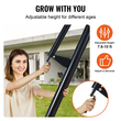 Στεφάνη μπάσκετ VEVOR, 7,6-10 ft ρυθμιζόμενο ύψος φορητό σύστημα ταμπλό, 50 ιντσών στεφάνι μπάσκετ και γκολ, παιδικό και ενήλικο σετ μπάσκετ με ρόδες, βάση και γεμιστή βάση, για εξωτερικούς/εσωτερικούς χώρους