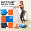 VEVOR 23&quot; Half Exercise Ball Trainer Yoga Balance Stability Band Resistance Ball