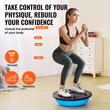 VEVOR 23&quot; Half Exercise Ball Trainer Yoga Balance Stability Band Resistance Ball