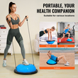 VEVOR 23&quot; Half Exercise Ball Trainer Yoga Balance Stability Band Resistance Ball