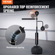 VEVOR Boxing Speed ​​Trainer, Punching Bag με βάση, Reflex Boxing Bag για εφήβους και ενήλικες, ρυθμιζόμενο ύψος, Free Standing Strike Bag Set με γάντια, Workout Speed ​​Bag για προπόνηση στο σπίτι, Μαύρο