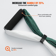 VEVOR Aerial Yoga Swing Set, 2,7 Yards Yoga Hammock Hanging Swing Aerial Sling Inversion Fly Kit Trapeze Inversion Εξοπλισμός με αξεσουάρ βάσης οροφής, μέγιστη χωρητικότητα 661,38 lbs, Πράσινο/Λευκό