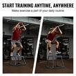 VEVOR Plyometric Jump Boxes, 12/18/24/30 Inch Plyo Box, Platform and Jumping Agility Box, Anti-slip Fitness Exercise Step Up Box for Home Gym Training, Conditioning Strength Training, Μαύρο