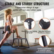 VEVOR Plyometric Jump Box, 12 Inch Plyo Box, Steel Plyometric Platform and Jumping Agility Box, Anti-slip Fitness Step Up Box for Home Gym Training, Conditioning Strength Training, Μαύρο