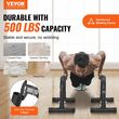 VEVOR Dip Bars, 500 lbs Weight Capacity, Heave Duty Dip Stand, Fitness Workout Dip Bar Station Stabilizer Parallette Push Up Stand, Παράλληλες ράβδοι για προπόνηση δύναμης στο σπίτι Γυμναστήριο γραφείου εξωτερικού χώρου