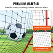 VEVOR Soccer Rebounder Rebound Net, Kick-Back 39&quot;x39&quot;, φορητά δώρα προπόνησης ποδοσφαίρου, πλήρως ρυθμιζόμενο δίχτυ γωνιών, βοηθήματα και εξοπλισμός για παιδιά, εφήβους και όλες τις ηλικίες, Εύκολη ρύθμιση και τέλεια αποθήκευση