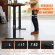VEVOR Electric Standing Πλαίσιο γραφείου διπλού κινητήρα ρυθμιζόμενο 26&quot;-50,8&quot; H μαύρο