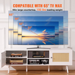 Βάση τηλεόρασης VEVOR Rattan για βάση τηλεόρασης Boho 65&quot; με ενσωματωμένη υποδοχή Λευκό