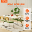Καρέκλες Rattan VEVOR, Σετ 4, Μοντέρνα Καρέκλα Τραπεζαρίας Mid Century, Επενδυμένη Βελούδινη Καρέκλα Accent με Πλάτη Rattan, Ρετρό Καρέκλα Τραπεζαρίας Κουζίνας για Σαλόνι, Υπνοδωμάτιο, Αναγνωστήριο, Γραφείο, Πράσινο