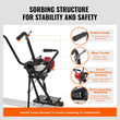 VEVOR Gas Concrete Power Screed, με Σετ ράβδων ίσιας ακμής σανίδας αλουμινίου 1830mm, δονούμενος κινητήρας φινιρίσματος τσιμέντου 4 χρόνων με ρυθμιζόμενες λαβές, εργαλεία σκυροδέματος υψηλής απόδοσης 6500rpm
