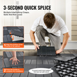 VEVOR Interlocking Deck Tiles 10 Pack 12&quot;x12&quot; Plastic for Orch Dark Grey