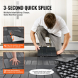 VEVOR Interlocking Deck Tiles 54 Pack 12&quot;x12&quot; Plastic for Orch Dark Grey